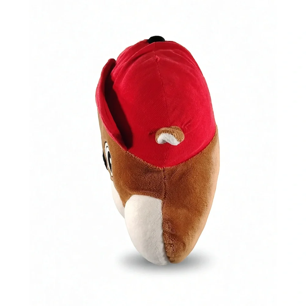 Buc-ee's Beaver Head Plush Pillow 16x13 Inch Mascot Travel Cushion Novelty Gift